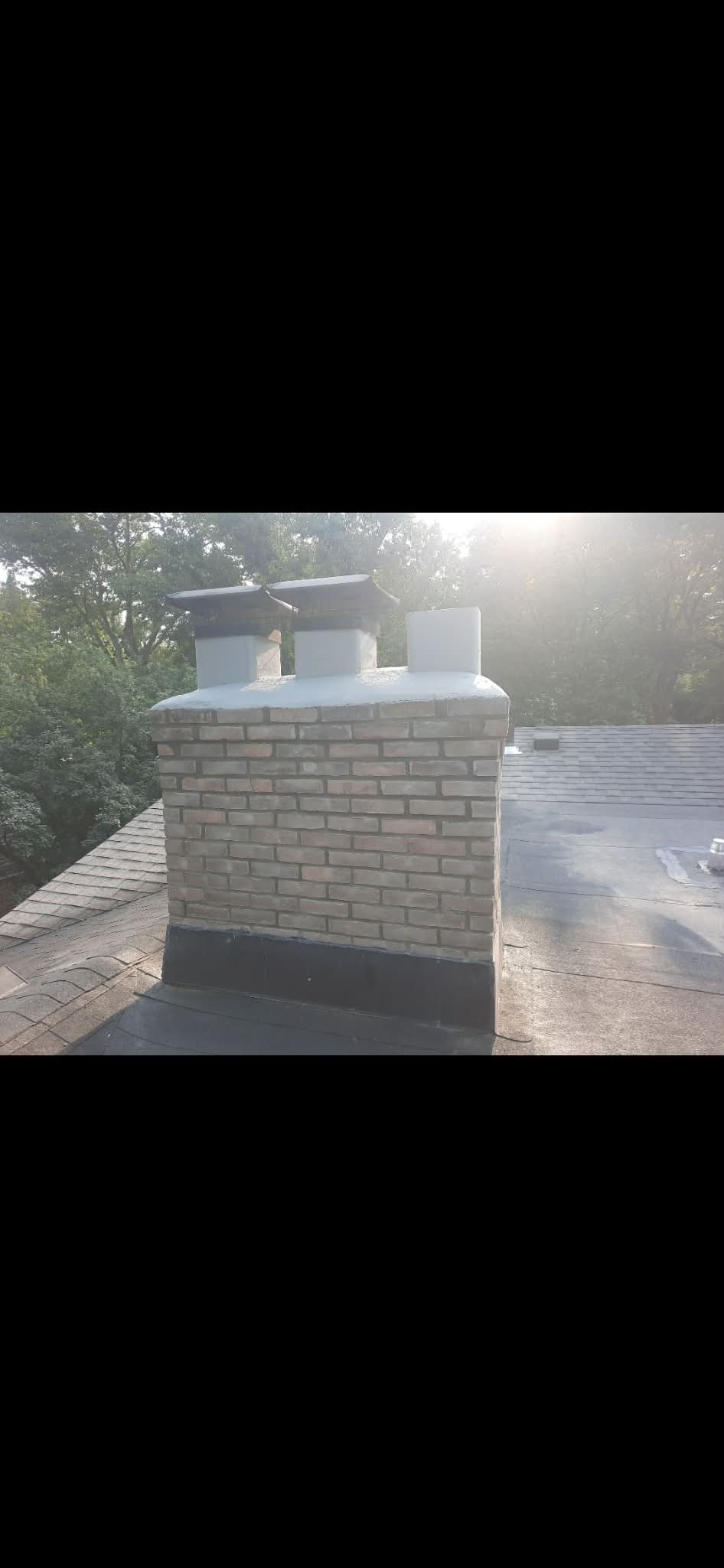Chimney with three flues in Northwest Ohio